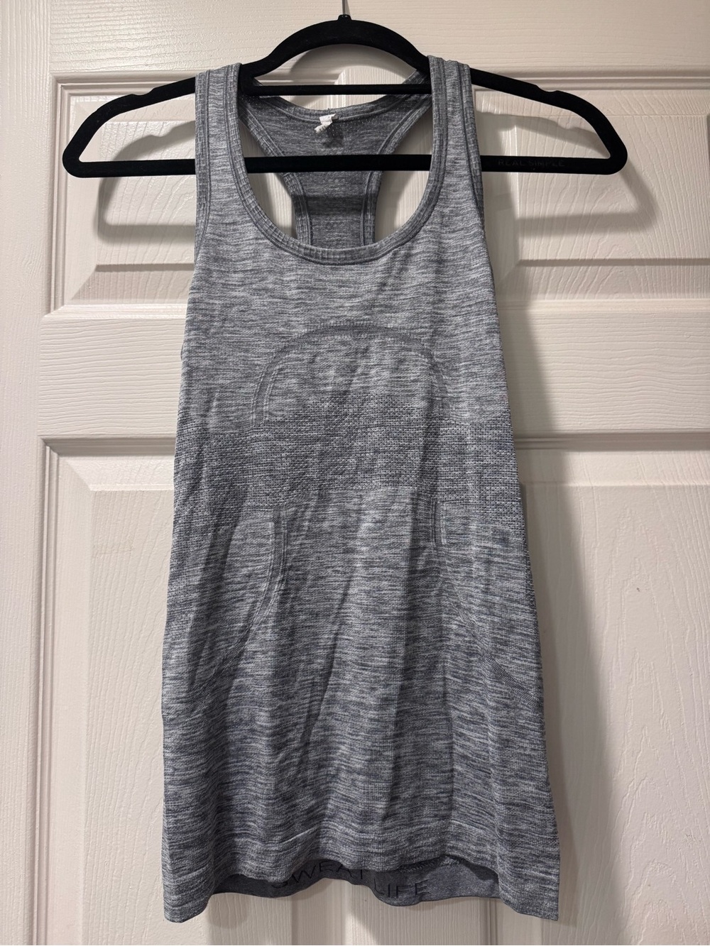 lululemon athletica Gray Heather Racerback Tank
